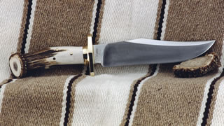 Blade 3/8&quot; x 2&quot; x 9 1/4&quot; long, 3 1/2&quot; Guard, Forged 5160 Steel, Half length full tang, crown handle